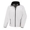 Result Mens Core Printable Softshell Jacket (S) (White/Black) view 1