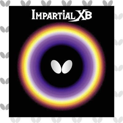 Butterfly Impartial XB Table Tennis Rubber Sheet | 1.7 mm, 1.9 mm, 2.1 mm, or MAX | Red or Black | 1 Short Pips Table Tennis Rubber Sheet | Professional Table Tennis Rubbers