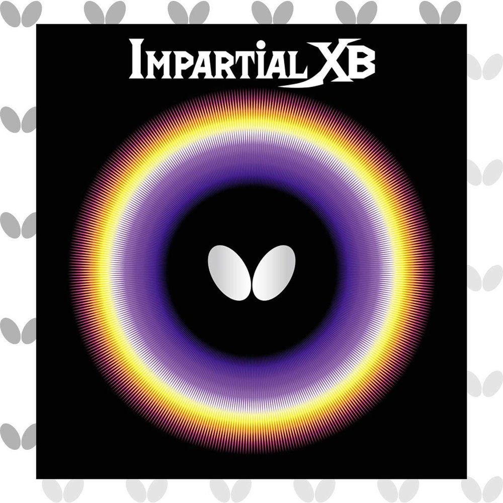 Butterfly Impartial XB Table Tennis Rubber Sheet | 1.7 mm, 1.9 mm, 2.1 mm, or MAX | Red or Black | 1 Short Pips Table Tennis Rubber Sheet | Professional Table Tennis Rubbers