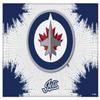 Winnipeg Jets 15" x 20" Officially Licensed Logo Canvas by the Holland Bar Stool Co. view 1
