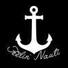 Feelin Nauti Anchor Nautical Funny 6" Vinyl Sticker Car Decal (6" White) view 1