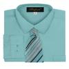 Boy's Dress Shirt & Tie - Hawaiian Blue, 20 view 1