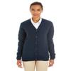 Harriton Ladies' Pilbloc V-Neck Button Cardigan Sweater 2XL DARK NAVY view 1