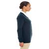 Harriton Ladies' Pilbloc V-Neck Button Cardigan Sweater 2XL DARK NAVY view 3