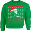 ALLNTRENDS Adult Crewneck Let It Snow Ugly Christmas Sweater Gift (S, Irish Green) view 1