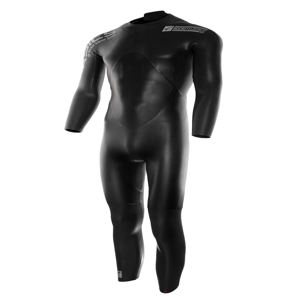 Rocket Science Sports Basics Wetsuit Men's Long Sleeve Regular Zipper - Black - M Tall