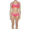 ARENA Women's MaxLife Racer Athletic High Cut Chlorine Resistant Swim Bikini Bottoms for Athletes Pool or Beach, Fresia Rose/Mango/Bottom, Size 28 view 2