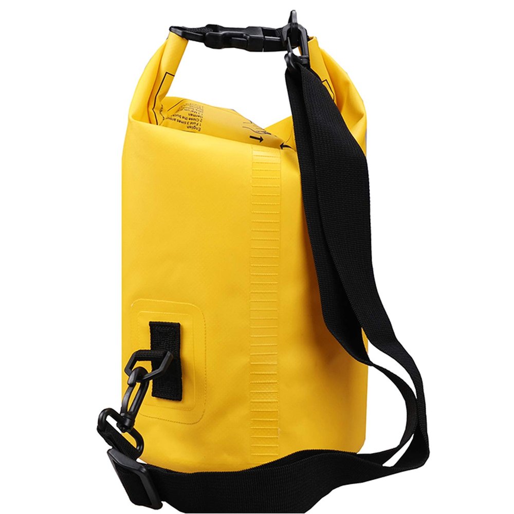 10L Yellow 500D Tarpaulin Heavy-Duty PVC Water Proof Dry Bag Sack for Kayaking/Boating/Canoeing/Fishing/Rafting/Swimming/Camping/Snowboarding