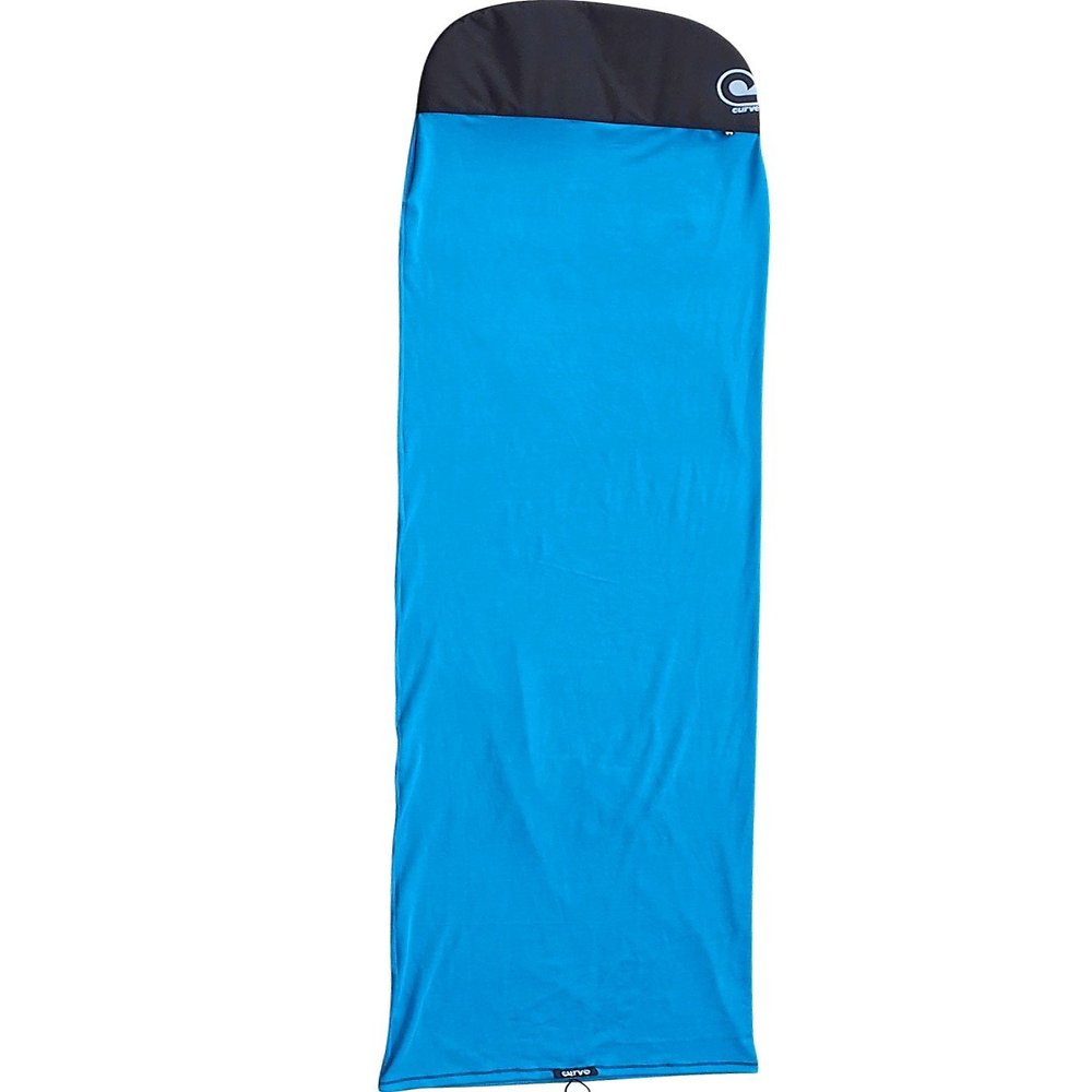 Stretch SUP Board Sock Cover for Paddle Boards [CHOOSE COLOR] (Black, 8'8 Fish)