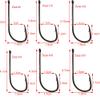 100pcs 92247 Barb Fishing Hooks Bait Holder Hook with 2 Baitholder Barbs Jig Fish Hooks 6 Size view 4