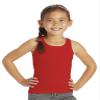 Cutie Patootie - Girls - Solid Racerback with Lace Back Tank - 14 - Red view 1