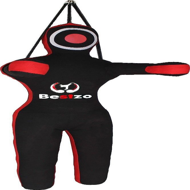 Bestzo MMA Jiu Jitsu Judo Punching Bag Grappling Dummy Synthetic Leather- 59 inches