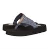 Yellow Box Women's Soleil Wedge Sandal, Blue, 9.5 M US view 1