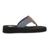 Yellow Box Women's Soleil Wedge Sandal, Blue, 9.5 M US view 3