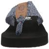 Yellow Box Women's Soleil Wedge Sandal, Blue, 9.5 M US view 4