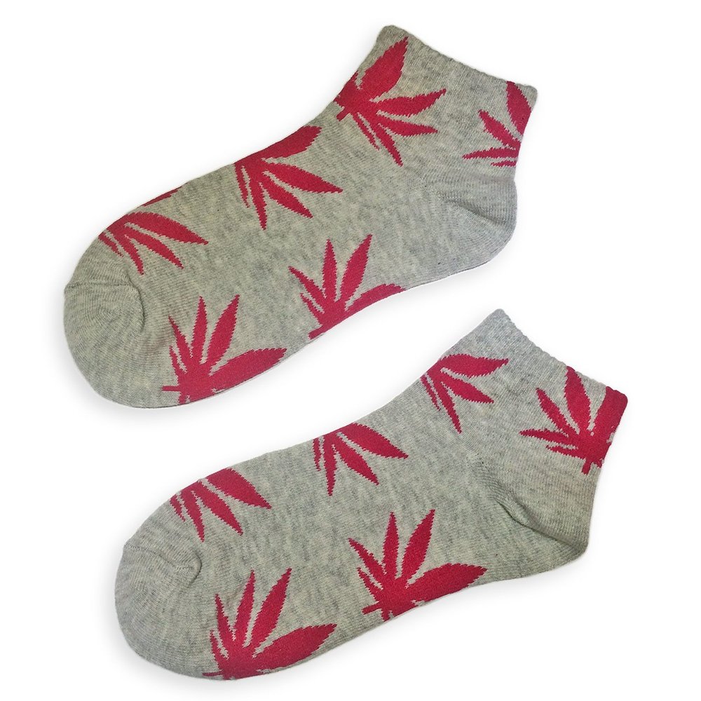 Maple Leaf Men's Socks - Gray