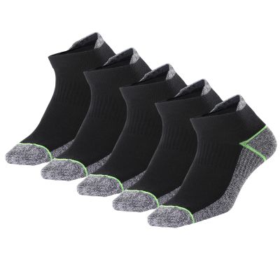 Kodal Copper Ankle Socks, Athletic Low Cut Running Socks for Men Women, Moisture Wicking, Odor Control, Breathable for Sweaty Feet (5 Pairs)
