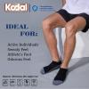 Kodal Copper Ankle Socks, Athletic Low Cut Running Socks for Men Women, Moisture Wicking, Odor Control, Breathable for Sweaty Feet (5 Pairs) view 3