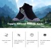 Kodal Copper Ankle Socks, Athletic Low Cut Running Socks for Men Women, Moisture Wicking, Odor Control, Breathable for Sweaty Feet (5 Pairs) view 4