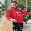 ALLNTRENDS Adult Crewneck Let It Snow Ugly Christmas Sweater Gift (2XL, Red) view 4