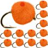 CREATIVE ANGLER 12 Piece Salmon Egg Fly - Fly Fishing Accessories - Premium Fly Fishing Flies for Trout, Steelhead, and Salmon, Size 10, Orange view 1