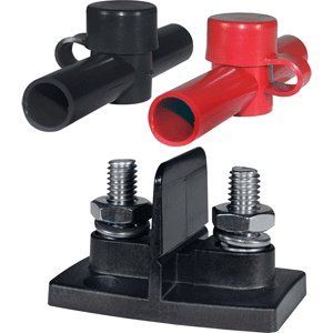 Blue Sea 2016 Dual PowerPost Cable Connectors - 2 X 5/16""