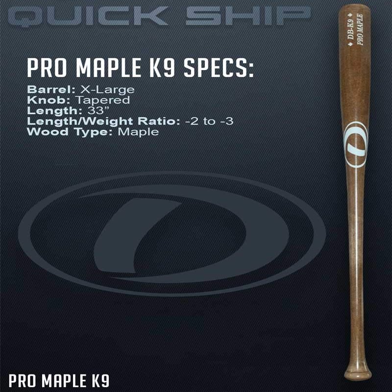 DB-K9 Baseball Bat (33" Pro Stock)