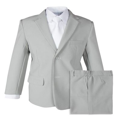 Spring Notion Big Boys' 2 Piece Suit Set S Grey