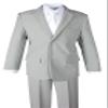 Spring Notion Big Boys' 2 Piece Suit Set S Grey view 2