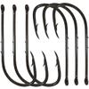 100pcs 92247 Barb Fishing Hooks Bait Holder Hook with 2 Baitholder Barbs Jig Fish Hooks 6 Size