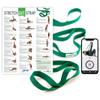 OPTP The Original Stretch Out Strap with Exercise Poster, USA Made Top Choice Stretch Out Straps for Physical Therapy, Yoga Stretching Strap or Knee Therapy Strap view 1