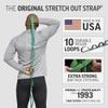 OPTP The Original Stretch Out Strap with Exercise Poster, USA Made Top Choice Stretch Out Straps for Physical Therapy, Yoga Stretching Strap or Knee Therapy Strap view 4
