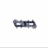 Dmr V11 Flat Mountain Bike Pedals - All Black, Steel Axle/Pair Lightweight Nylon Composite Plastic MTB Cycling Part Downhill Freeride Ride Trail Dirt Jump Cycle Wide Platform Tuneable Pin Grip view 2