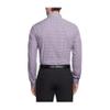 Kenneth Cole Unlisted Men's Dress Shirt Slim Fit Checks and Stripes (Patterned), Purple, 16"-16.5" Neck 36"-37" Sleeve view 2