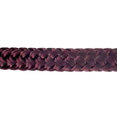 CBKnot USA Rope Premium Double Braid Polyester Cord 1/4" Average Tensile Strength 2,031 lbs. Marine, Industrial, Rigging, Winch, Equestrian, Boating & More (Burgundy, 1/4" x 50ft. Hank)