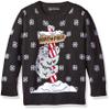 Alex Stevens Little Boys' Sloth Pole Sweater, Black Combo, 7 view 1