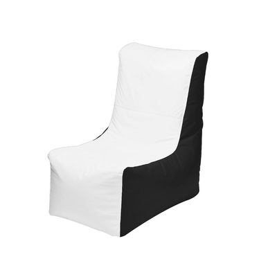 Ocean-Tamer Wedge Marine-Boat Bean Bag, White-Black (Small)