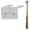 Acrylic Vertical Bat Wall Mount Holder Bracket view 1