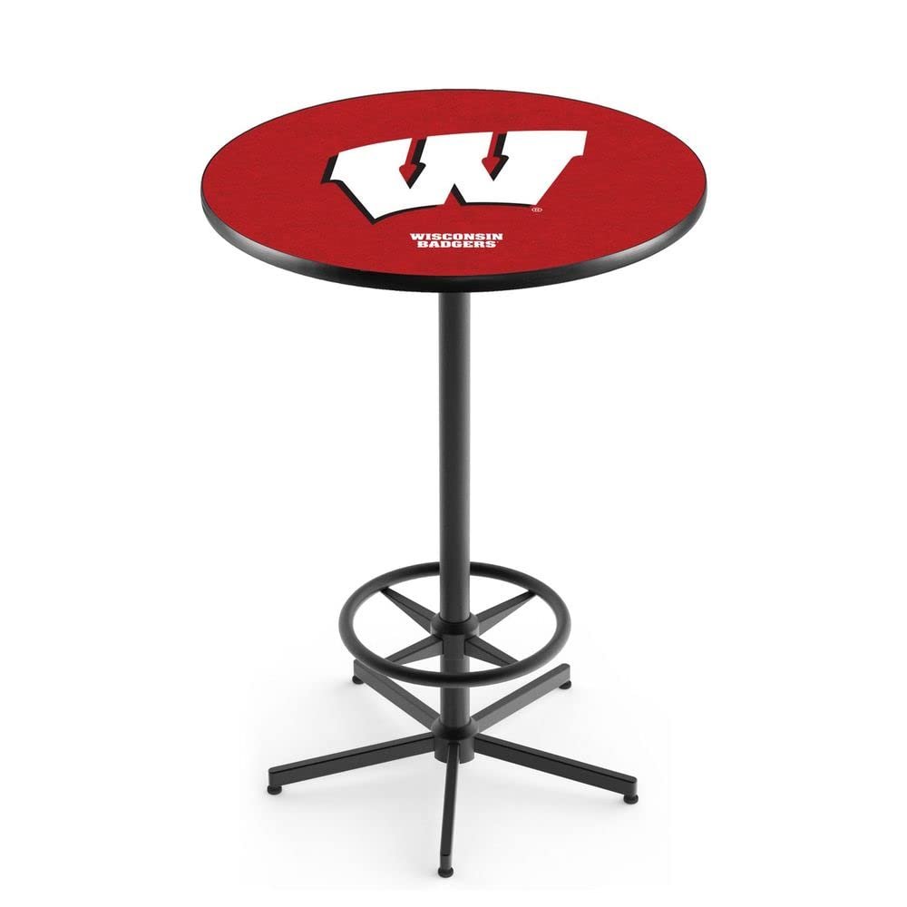 Holland Bar Stool Co. L216-42" Black Wisconsin W Pub Table