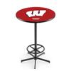 Holland Bar Stool Co. L216-42" Black Wisconsin W Pub Table view 1