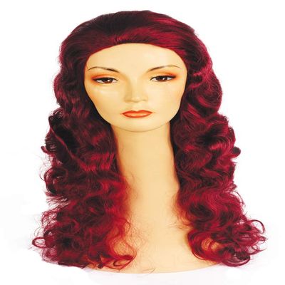 Morris Costumes Showgirl 340 Wig Burgundy 131