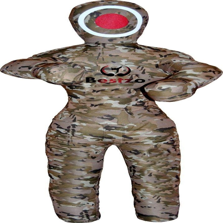 Bestzo MMA Martial Arts Brazilian Grappling Dummy Wrestling Punching Bag Canvas Camouflage - 48 inches