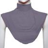 Bluelans Women's Detachable Moslem Islamic Hijab Collar Neck Cover Loop Scarf Grey view 2