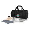 PICNIC TIME Black Miami Dolphins BBQ Kit Cooler view 1