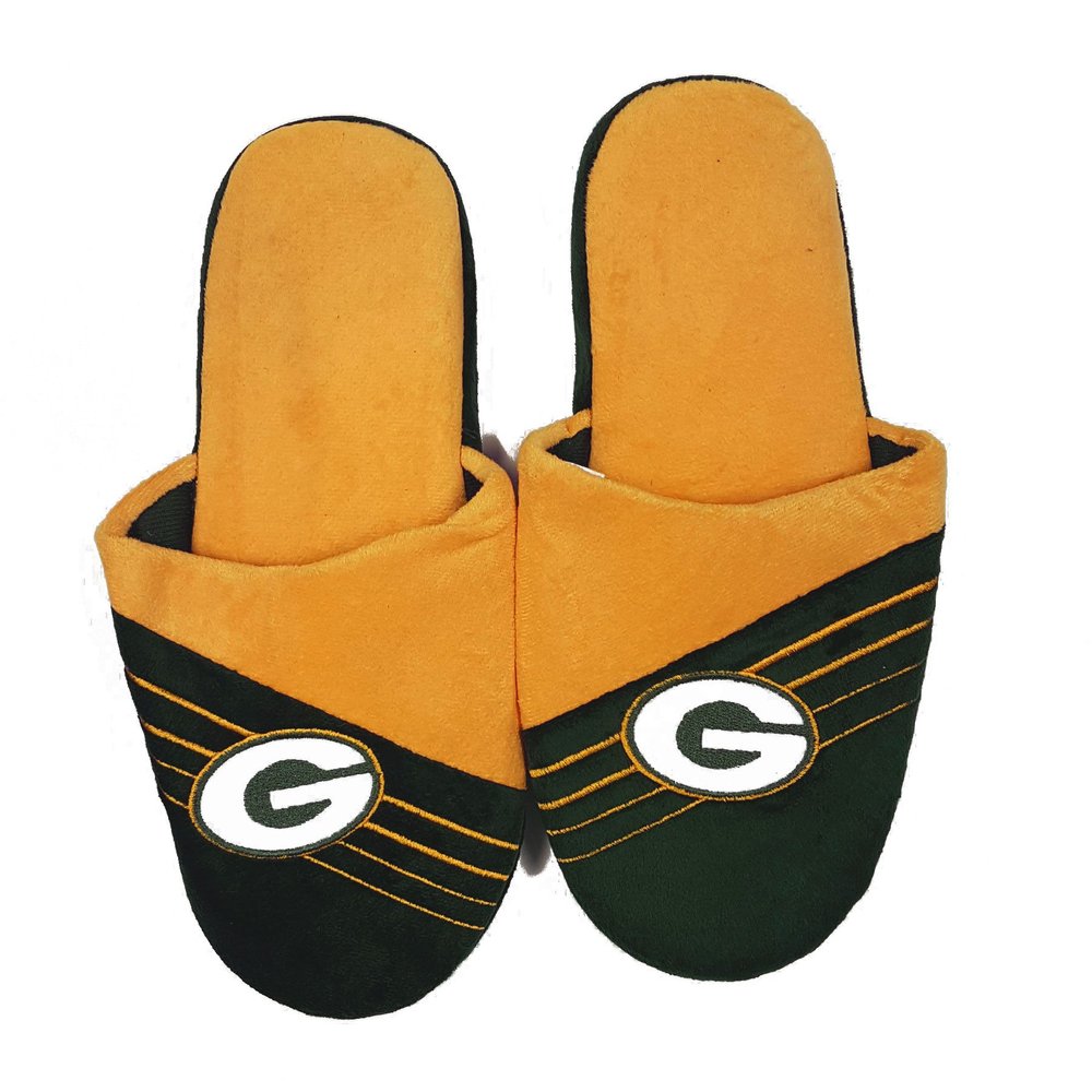 FOCO Green Bay Packers 2016 Big Logo Slide Slipper Large