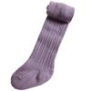 Ding-dong Baby Kid Girl Cotton Tights(Style 2, Purple,2-4T) view 1