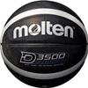 Molten Unisex Adult Basketball Ball B6D3500-KS Gr. 6 Basketball Balls - Black/Silver (Shiny Optic), 6 view 1