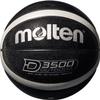 Molten Unisex Adult Basketball Ball B6D3500-KS Gr. 6 Basketball Balls - Black/Silver (Shiny Optic), 6 view 2