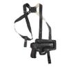 Koltster KHS0343 Horizontal Shoulder & Belt Holster Colt Ruger Springfield Taurus 1911 RH Handmade! (Black) view 1