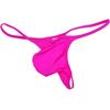 JAXFSTK Men's Spandex Thong Guy Men T-Back G-String Jockstrap Underwear Pouch Body Tanga Pants Pink M view 1